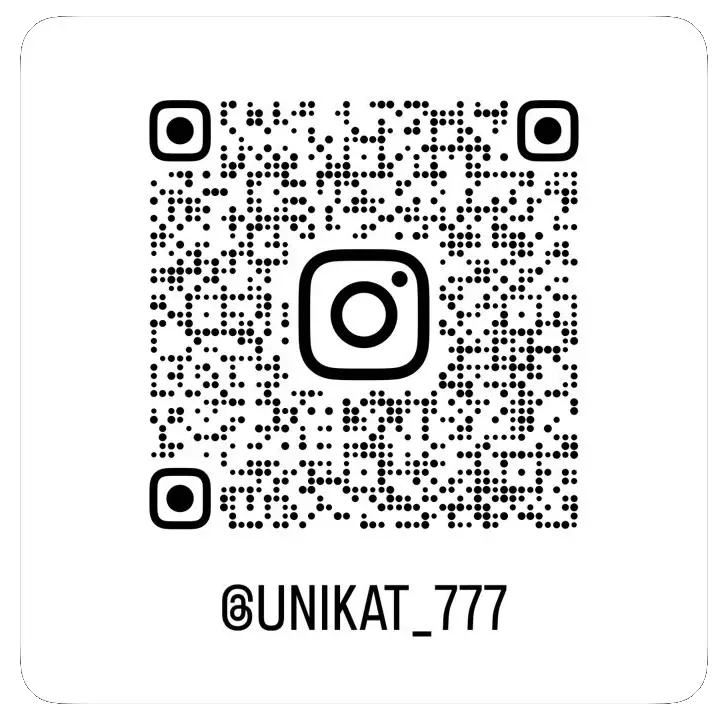 Instagram QR-Code des Friseursalons Unikat Gießen – Profil @unikat_777.